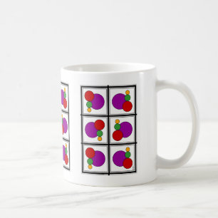 Squares and Circles Abstract Coffee Mug