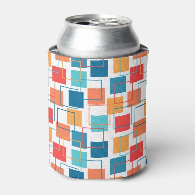 Squares and Outlines  Can Cooler (Can Front)