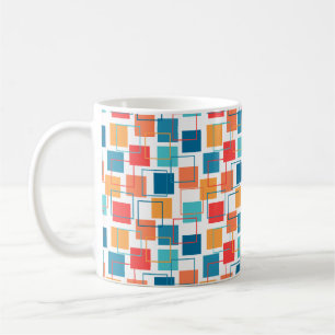 Squares and Outlines  Coffee Mug