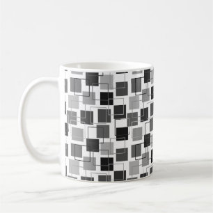 Squares and Outlines  Coffee Mug