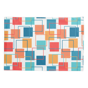 Squares and Outlines Pillowcase