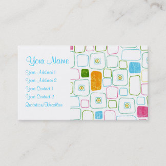Squares - Customized Business Card