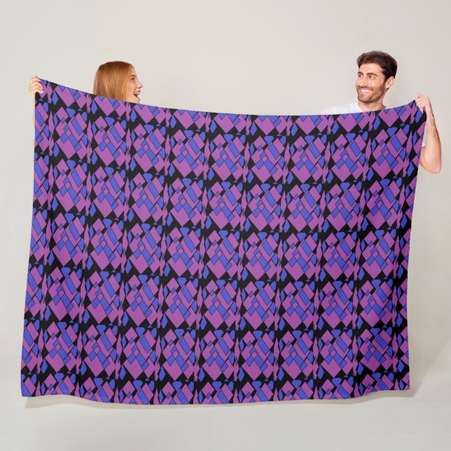 Squares Fleece Blanket (In Situ)