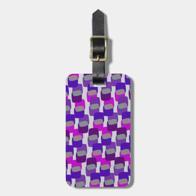 Squares Luggage Tag (Front Vertical)