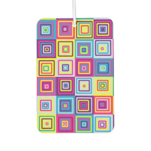Squares Pattern Air Freshener