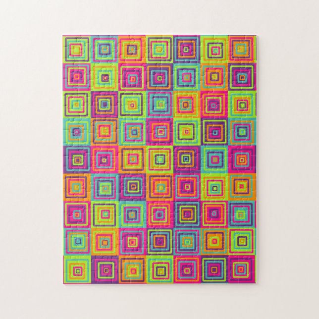 Squares Pattern Jigsaw Puzzle (Vertical)