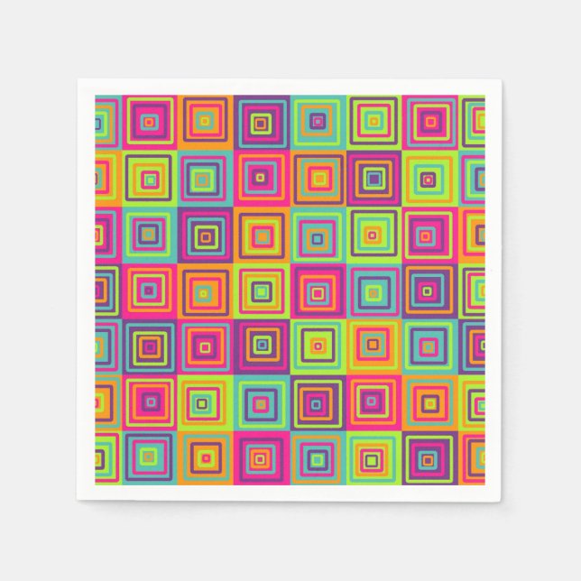 Squares Pattern Napkin (Front)