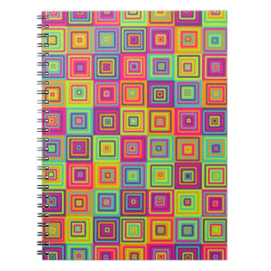 Squares Pattern Notebook