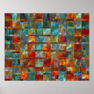 Squares Poster