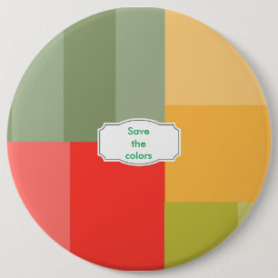 Squares&rectangles 6 Inch Round Button