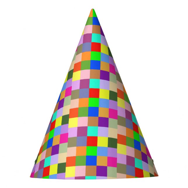 Squares Squared Party Hat (Front)