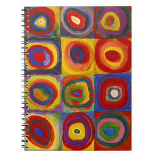 Squares w Concentric Circles 2   Kandinsky   Notebook
