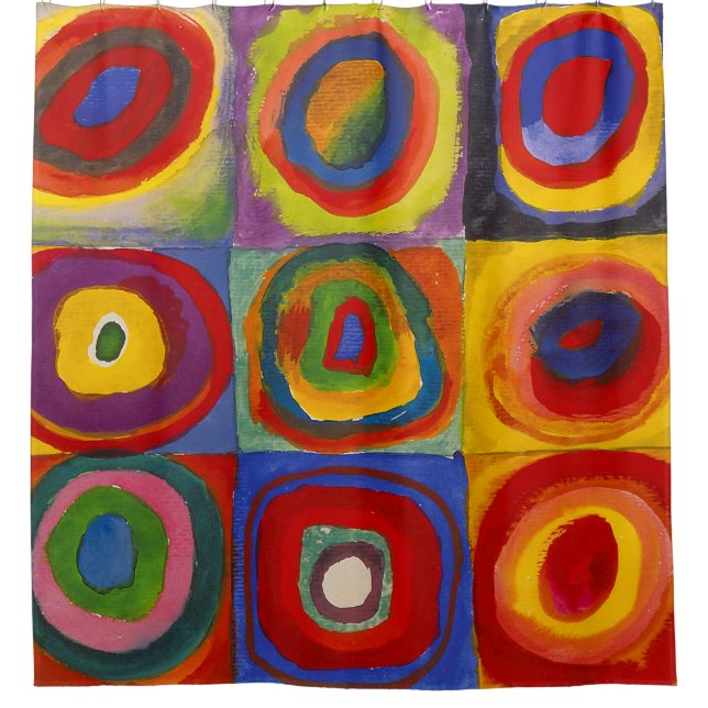 Squares w Concentric Circles | Kandinsky | (Front)