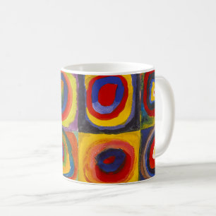Squares w Concentric Circles   Kandinsky   Coffee Mug