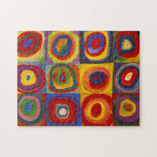 Squares w Concentric Circles   Kandinsky   Jigsaw Puzzle