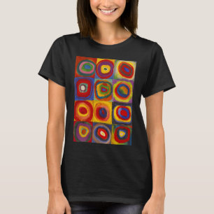 Squares w Concentric Circles Kandinsky T-Shirt