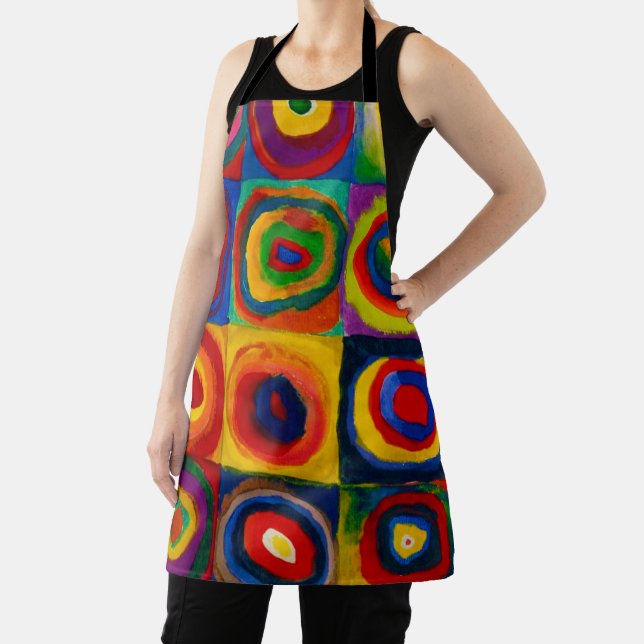 Squares with Circles, Abstract, Wassily Kandinsky Apron (Insitu)