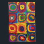 Squares with Circles, Abstract, Wassily Kandinsky Kitchen Towel<br><div class="desc">Wassily Wassilyevich Kandinsky (16 December 1866 – 13 December 1944) was a Russian painter and art theorist. Kandinsky is generally credited as the pioneer of abstract art. Born in Moscow, Kandinsky spent his childhood in Odessa (today Ukraine), where he graduated at Grekov Odessa Art school. He enrolled at the University...</div>
