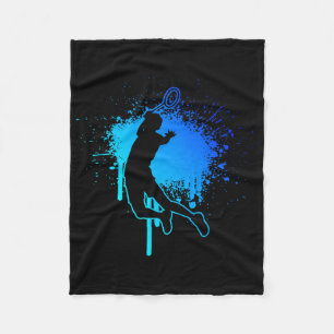 Squash Badminton Badminton Player Shuttle Fleece Blanket