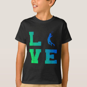 Squash Badminton Player Mens Shuttle Badminton T-Shirt
