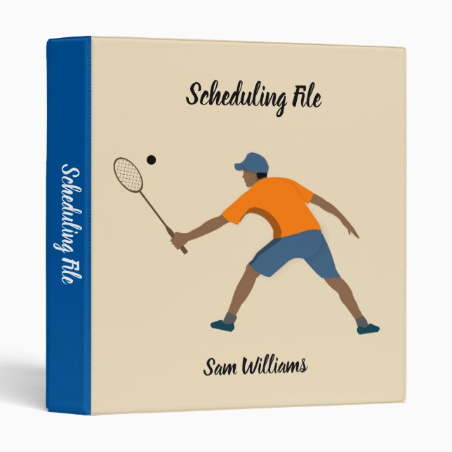 Squash Binder (Front/Spine)