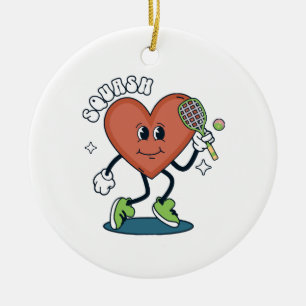 squash ceramic ornament