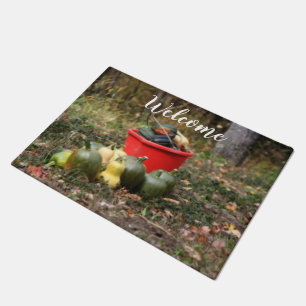 Squash Country Garden Harvest Welcome Doormat