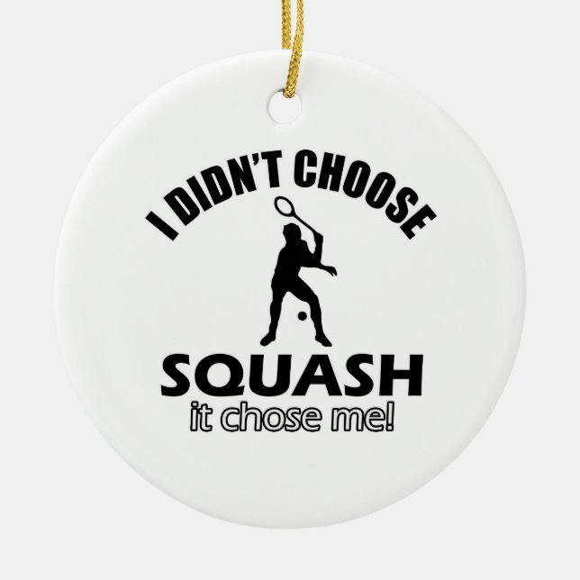 squash design ceramic ornament (Front)