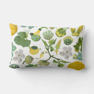 Squash Garden Lumbar Pillow