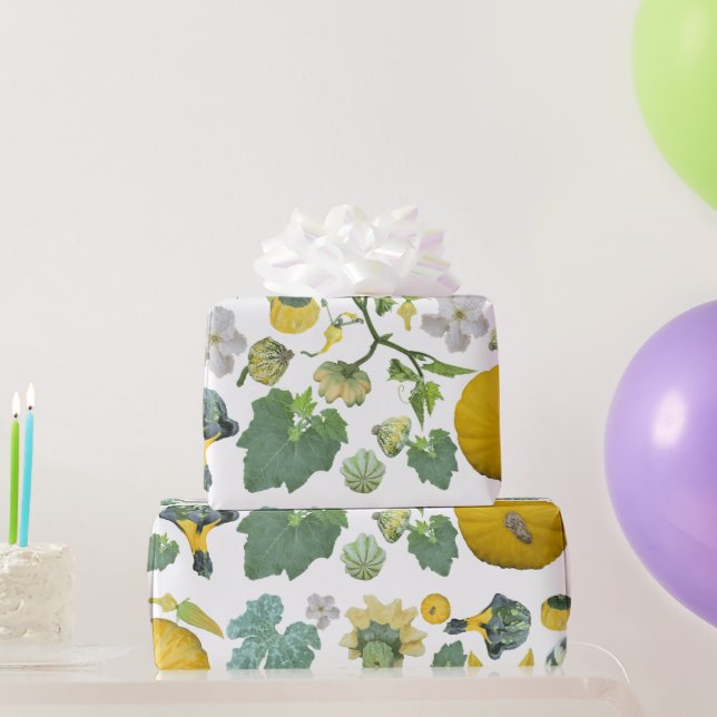 Squash Garden  Wrapping Paper (Party Gifts)