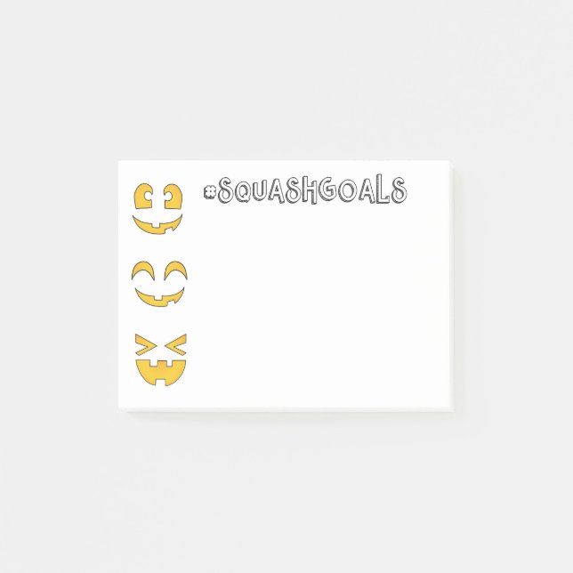Squash Goals Post-it Notes (Front)