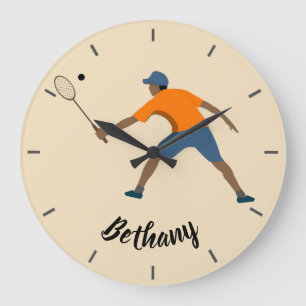 Squash Large Clock