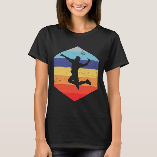 Squash Men's Badminton Player  T-Shirt (Front)