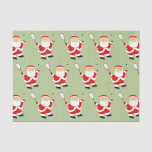 Squash Player Christmas Holiday Tissue Paper