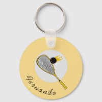 Squash Player Coach Racketball Custom Name Sport
