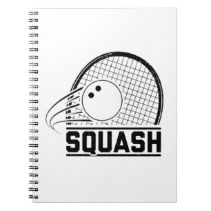 Squash Player   Sport Coach Squasher Gift Idea Notebook
