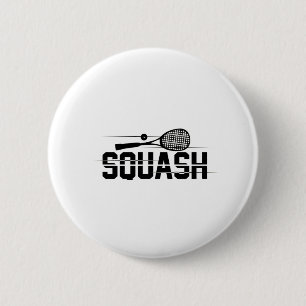 Squash Player Sports Squash Racket Gift Idea 2 Inch Round Button