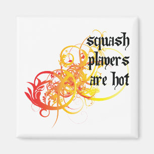 Squash Players Are Hot Magnet
