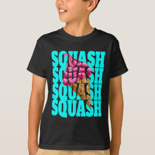 Squash saying soft ice cream motif squash trainer  T-Shirt