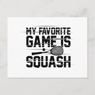 Squash Sport Squash Player Squasher Gift Idea Postcard