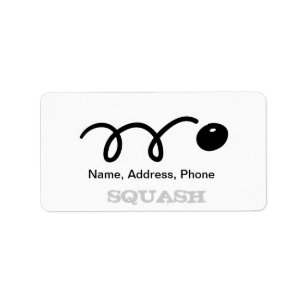 Squash theme address labels / stickers