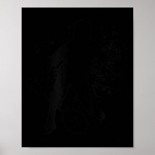 Squash Womens Badminton Player For Men  Poster