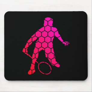 Squash Womens Mens Badminton Shuttle Mouse Pad