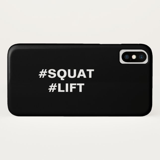 #SQUAT #LIFT coque iphone (Dos (Horizontal))