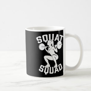 Squat Squad Workout Partner Trainer Coach Bodybuil Coffee Mug