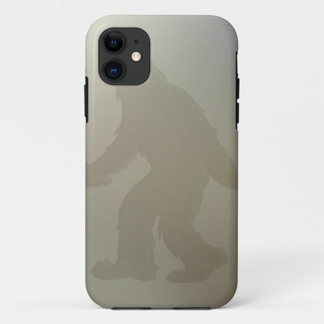 Squatch behind frosted glass Case-Mate iPhone case (Back)