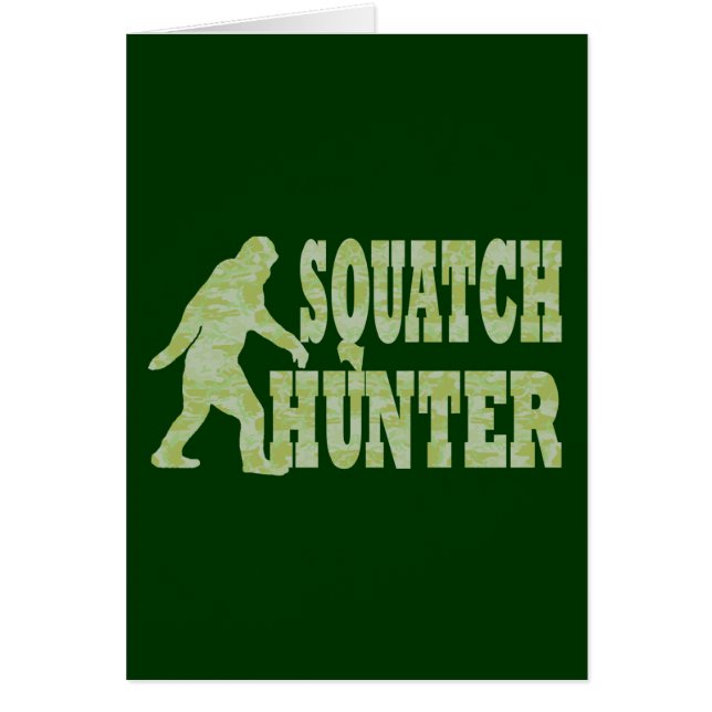 Squatch hunter on camouflage (Front)