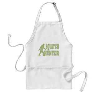 Squatch hunter on camouflage standard apron