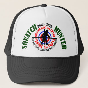 Squatch hunter trucker hat