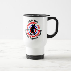 squatch hunting permit travel mug